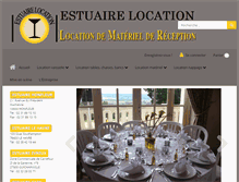 Tablet Screenshot of estuairelocation.fr